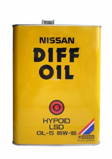 Масло для гипоидных передач NISSAN Diff oil Hypoid LSD 80W-90  KLD3180904EU (KLD318090403) - 4512