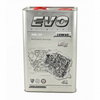 Моторное масло EVO E5 10W-40 SM/CF 4л