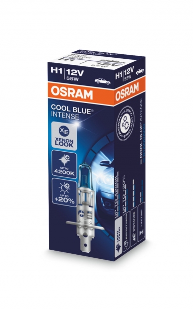 Галогеновая лампа Osram Cool Blue Intense H1 12V 55W - 3907