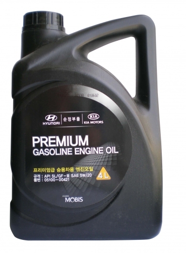 Моторное масло Mobis Premium Gasoline 5W-20 4л