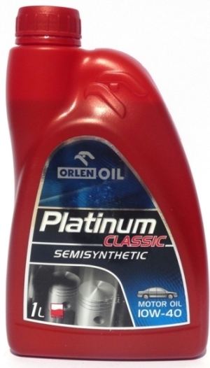 Моторное масло ORLEN PLATINUM CLASSIC GAS SEMISYNTHETIC 10W-40 1л