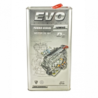 Моторное масло EVO D5 10W-40 TURBO DIESEL 5л - 8410