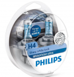 Галогенная лампа Philips WhiteVision ultra +60% H4 12V 60W 4200K