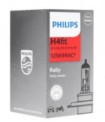 Галогенная лампа Philips H4 Rally 12V 10W
