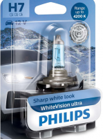 Галогенная лампа Philips WhiteVision ultra +60% H7 12V 55W 4200K