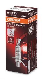 Галогенная лампа Osram Night Breaker Silver H1 12V 55W