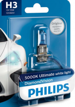 Галогенная лампа Philips DiamondVision H3 12V 55W