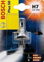 Галогенная лампа Bosch Plus 50 H7 12V 55W