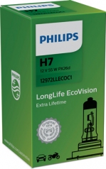 Галогенная лампа Philips LongLife EcoVision H7 12V 55W