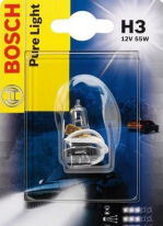 Галогенная лампа Bosch Pure Light H3 12V 55W